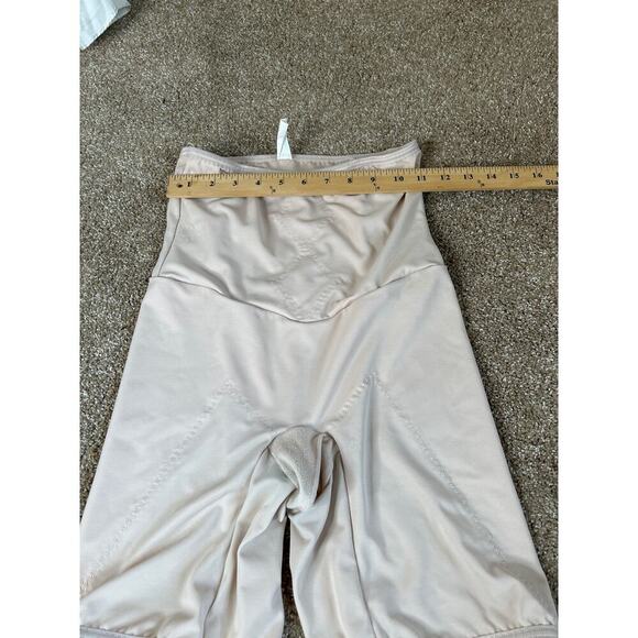 Flexees body shaping short shapewear open crotch high waisted slimming SZ LG - Picture 4 of 5